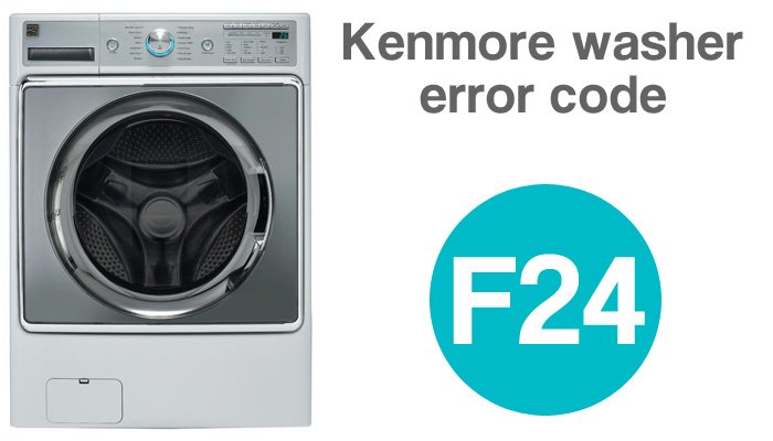 Kenmore he2 plus front load washer error code f24