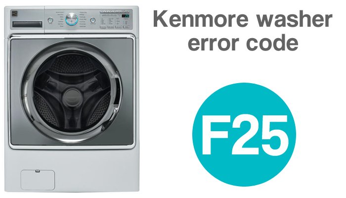 Kenmore washer error code f25
