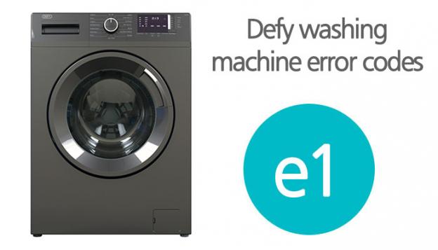 Defy Washing Machine Error Codes