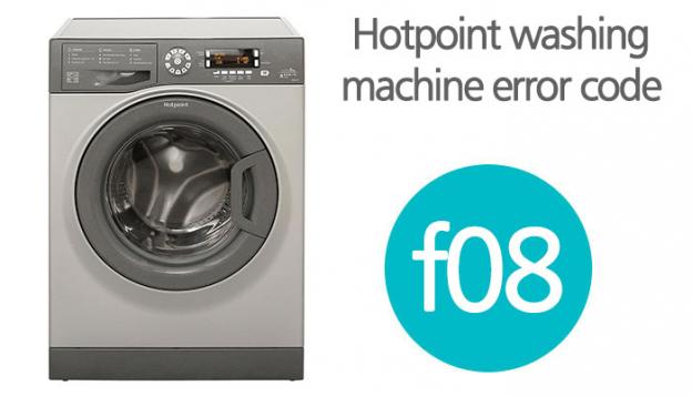 Hotpoint Washing Machine Error Code F08 WasherErrorCodes