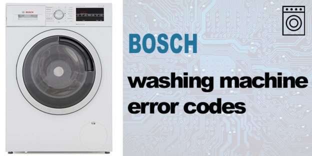 Bosch Washer Error Codes - WasherErrorCodes