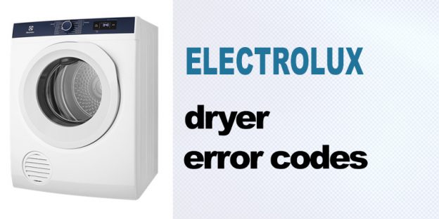 Electrolux Dryer Error Codes Washererrorcodes