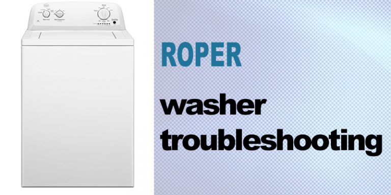 Roper washer troubleshooting - WasherErrorCodes
